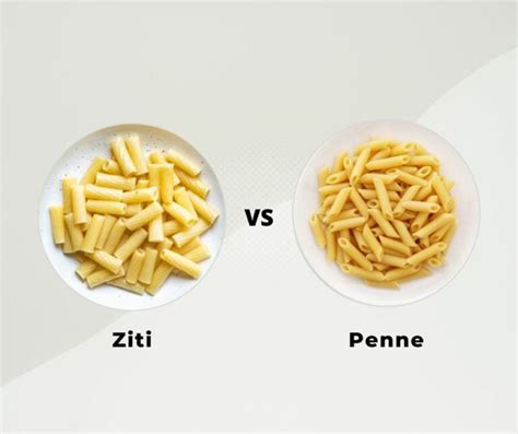 penne vs ziti noodles